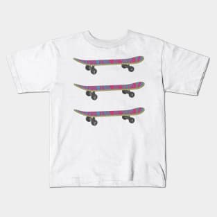 Skate sticker pack Kids T-Shirt